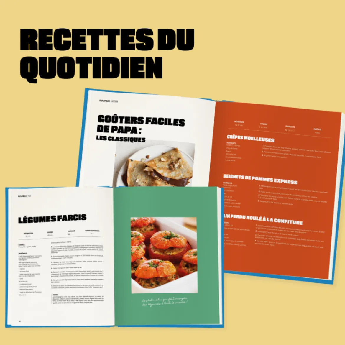 Livre de recettes Papa Poule