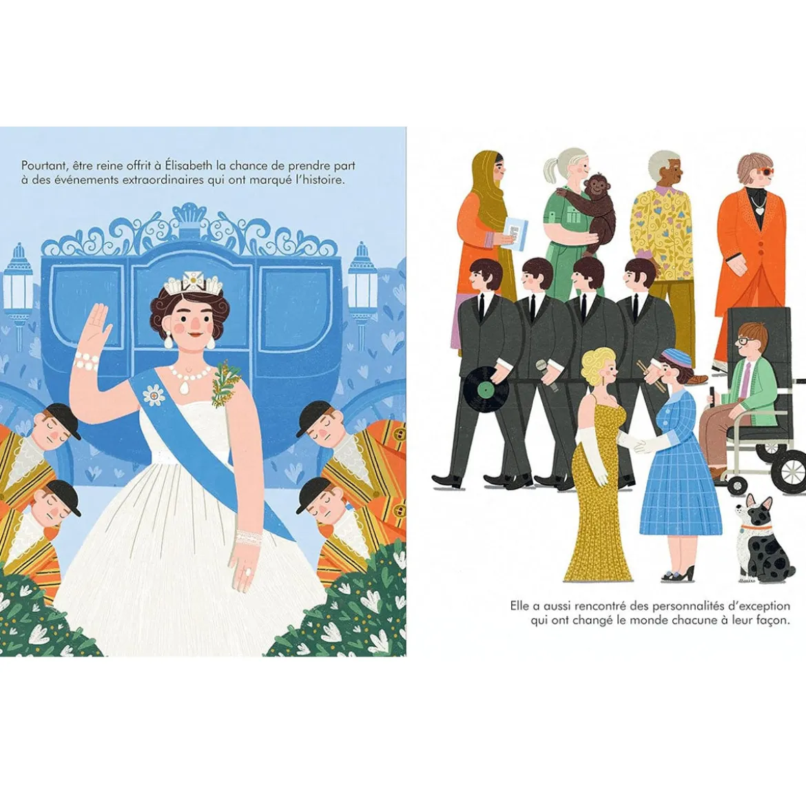 Livre La Reine Elisabeth II Collection Petite & Grande