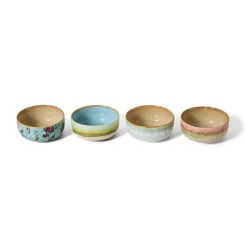 Lot de 4 Bols dessert 70s S Impression