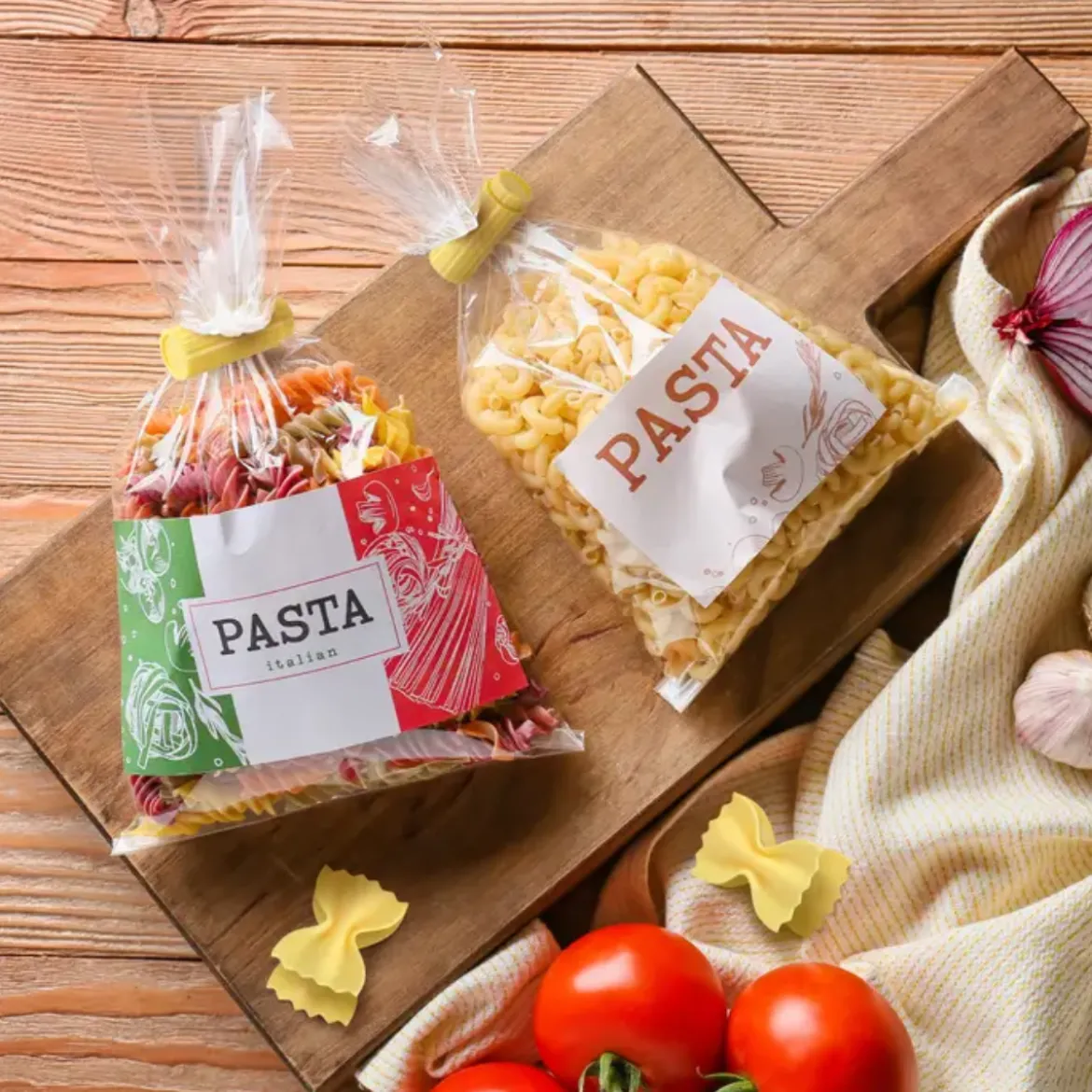 Lot de 4 clips - Pâtes Snackaroni