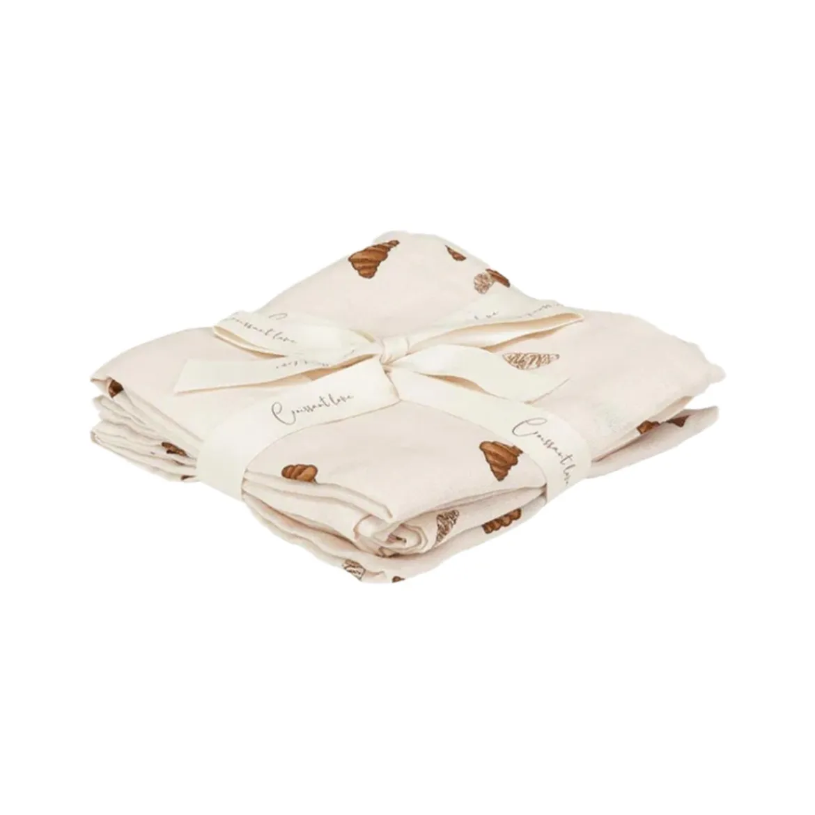 Lot de 3 Langes Croissants