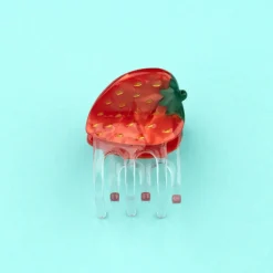 Mini Pince à cheveux Fraise