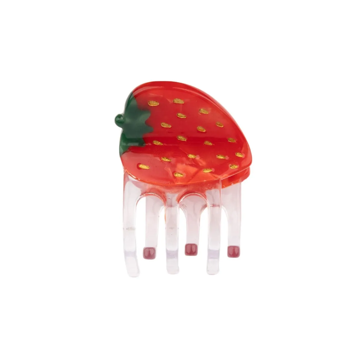 Mini Pince à cheveux Fraise