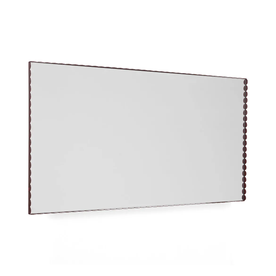Miroir Arcs Rectangle - 133 x 72 cm - Bordeaux