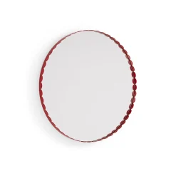 Miroir Arcs Rond - Ø 60 cm - Rouge