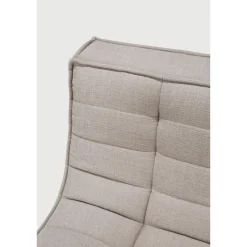 Module d'angle canapé N701 - écru tissu éco