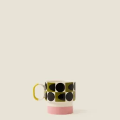 Mug Carré Ovale à pois Rose - Orla Kiely