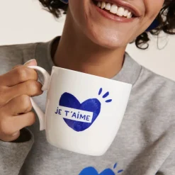 Mug Coeur Je t'aime - Bleu