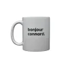 Mug en porcelaine - Bonjour Connard