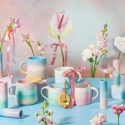 Mug Pastel Ombre Rose/Vert