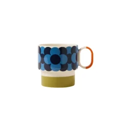 Mug Rayures Retro Vert - Orla Kiely
