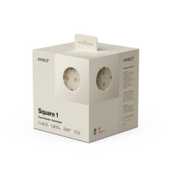 Multiprise square 1 avec USB-C 30W 1,8m - Nomad Sand