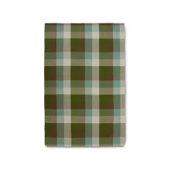 Nappe Vida Carreaux - Mint/Olive 140x220 cm