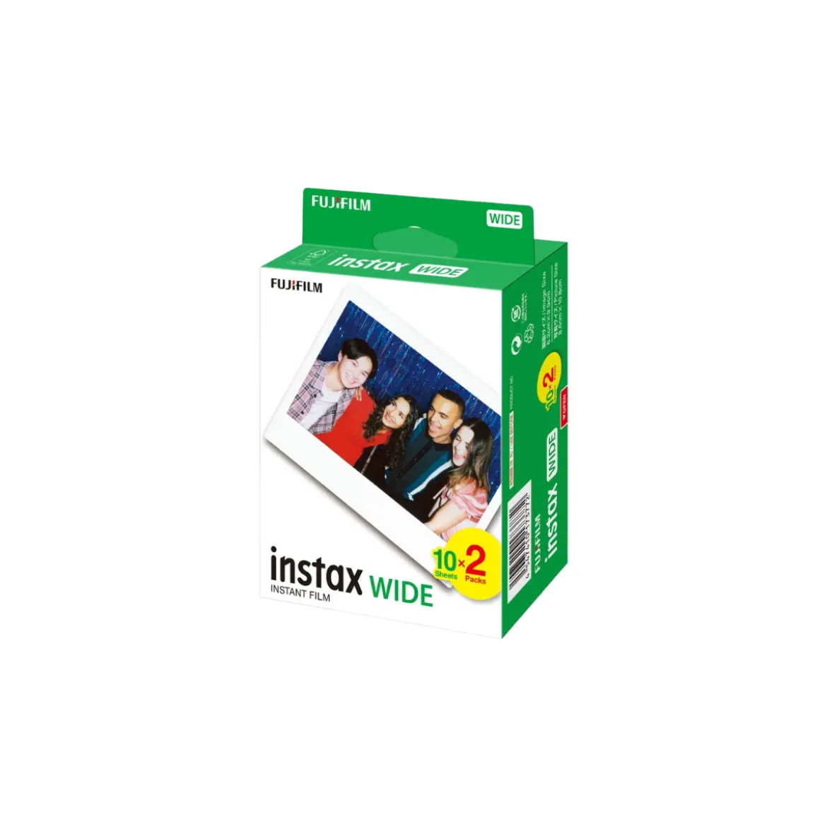 Pack de photos Film Instax Wide
