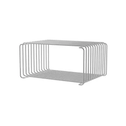 Panton Wire Half Height - Chrome 17,2 x 34,8 x 25,7 cm