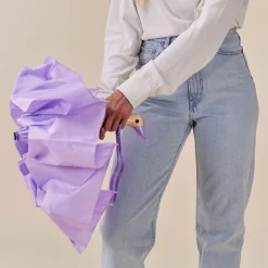 Parapluie à manche Tête de Canard - Lilas