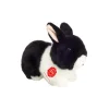 Peluche Lapin Noir et Blanc