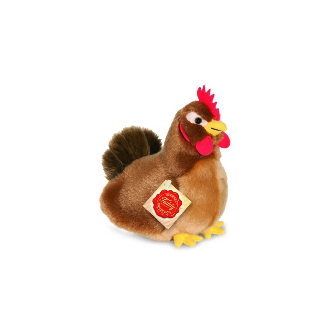 Peluche Poule marron