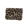 Petit Porte-monnaie - Cuir Suede Léopard
