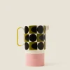 Pichet Carré Ovale à Pois Rose 1,5L - Orla Kiely