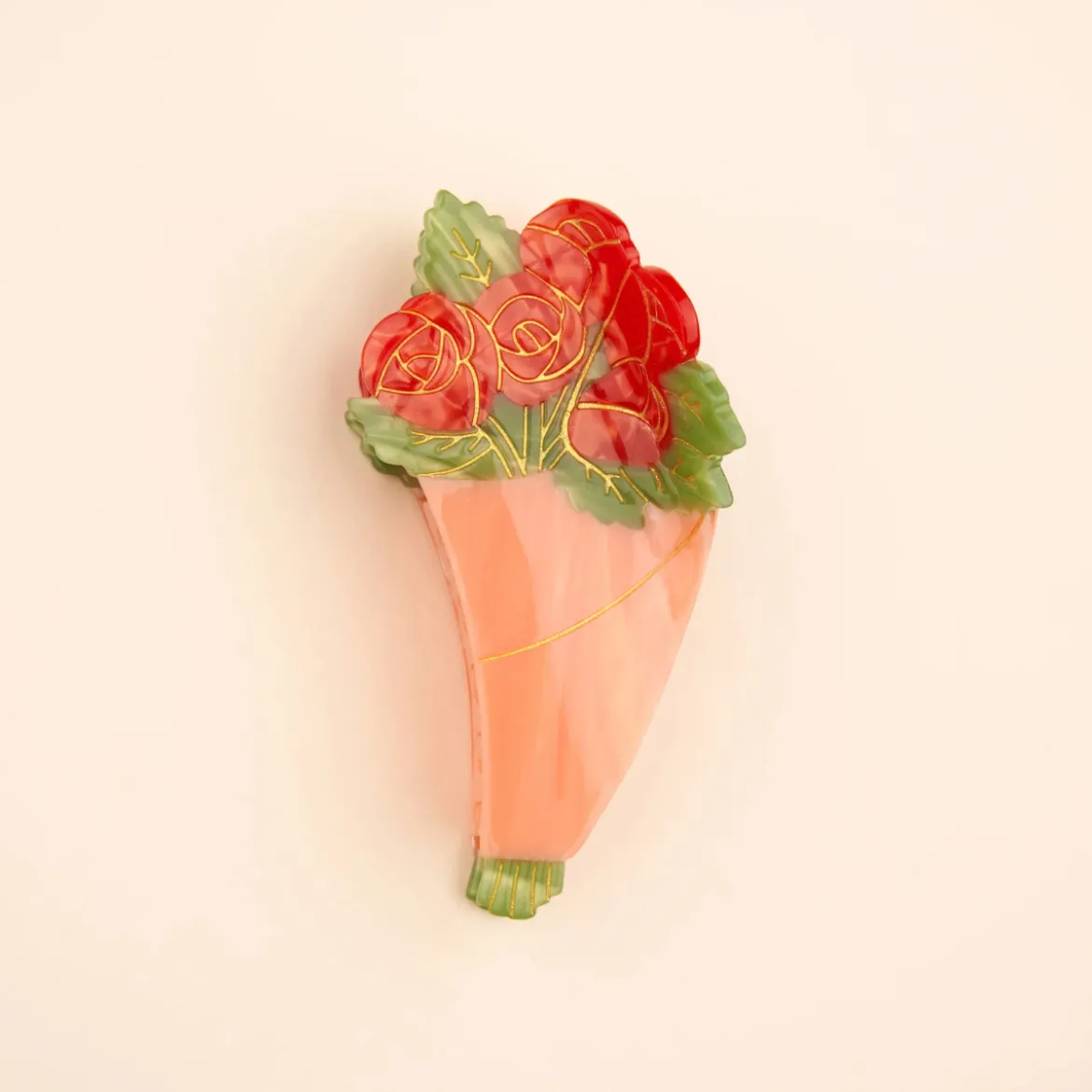Pince à cheveux - Bouquet de Roses