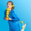 Pince à Cheveux - Citron