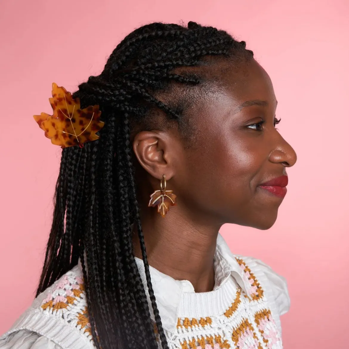 Pince à cheveux Feuille d'érable