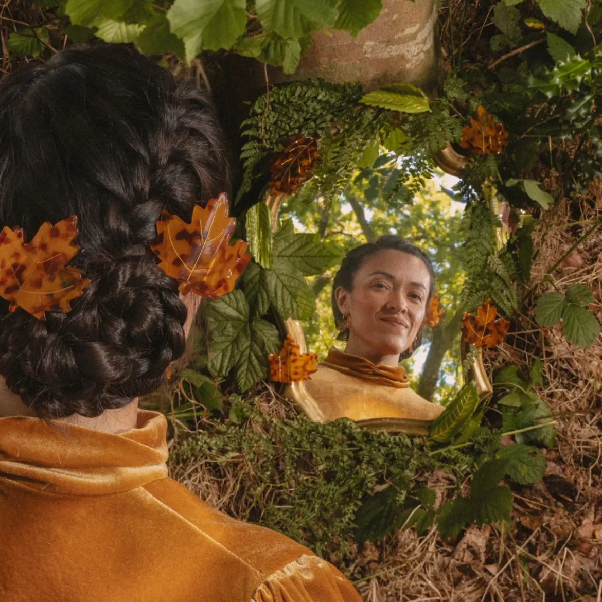 Pince à cheveux Feuille d'érable