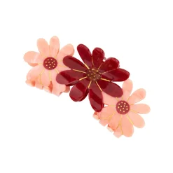 Pince à cheveux - Trio Fleurs Roses