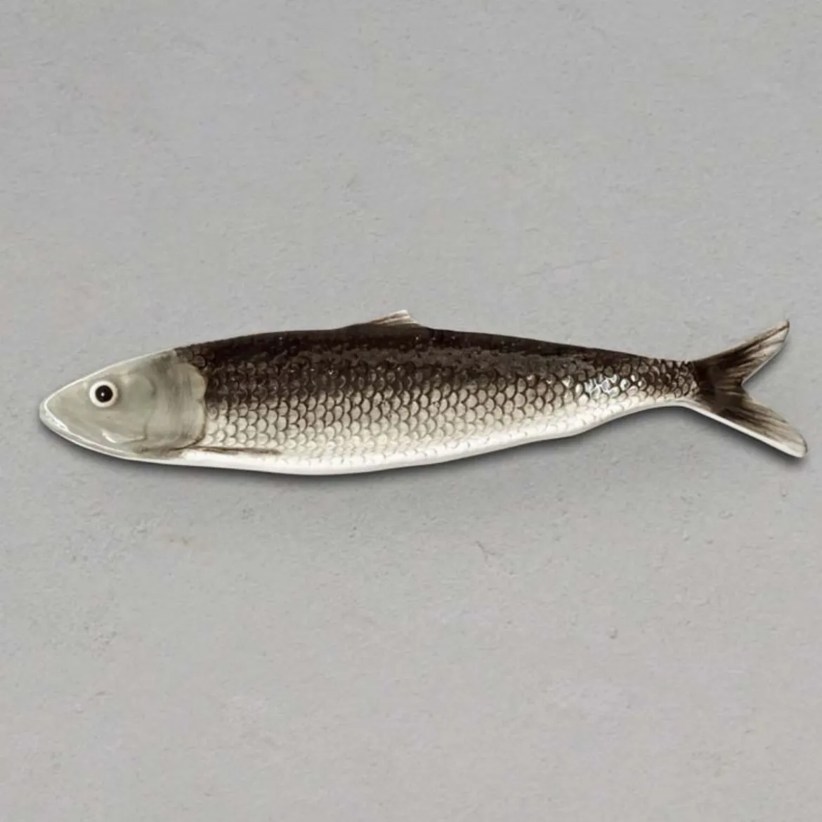 Plateau allongé Sardine Grise