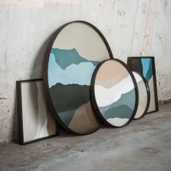 Plateau en verre - Slate Wabi Sabi - Ø 92 cm