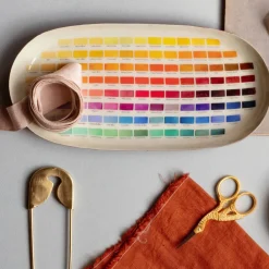 Plateau ovale en émail - Nomenclature des couleurs