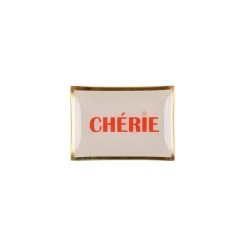 Plateau Rectangle M - Chérie - Dusty Rose - 10 x 14,2 cm