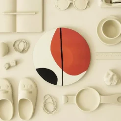 Plateau rond Géometrica - Zen