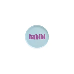 Plateau Rond XS - Habibi - Bleu clair - 12,7 cm