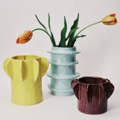 Pot de Fleurs - Molly - S - Aubergine