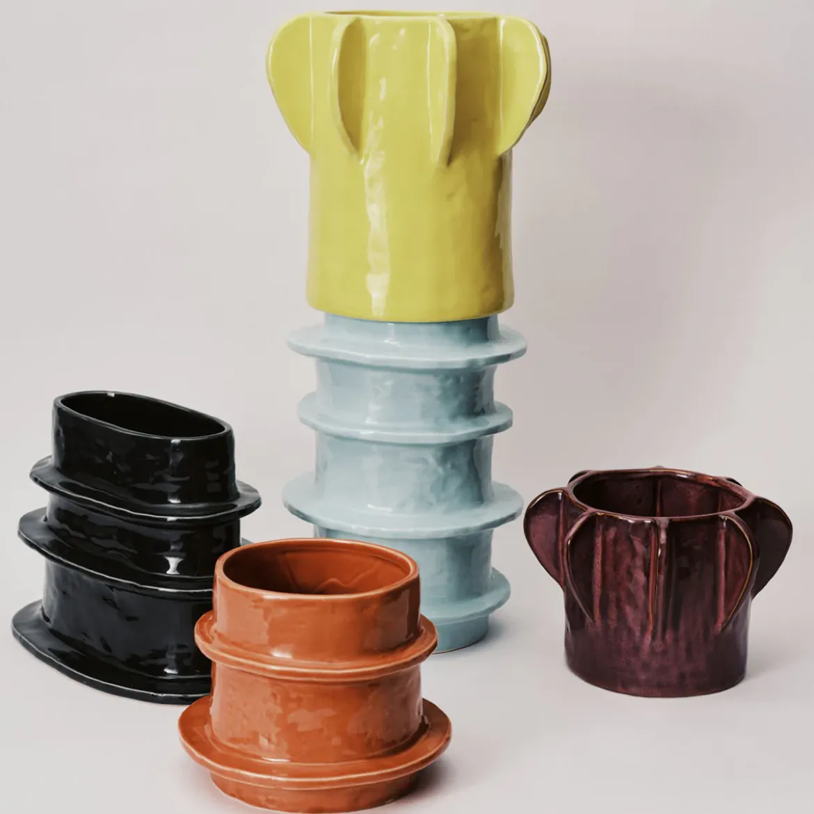 Pot de Fleurs - Molly - S - Orange