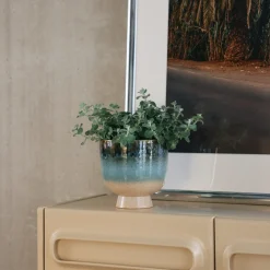 Pot de fleurs retro - Ø 20.5 cm - Lagoon
