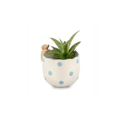 Pot peeking Dog