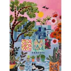 Puzzle Chefchaouen Cats Morocco - 1000 pièces