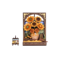 Puzzle 3D - Golden Sunflower