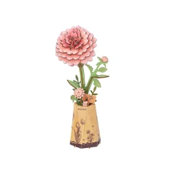 Puzzle 3D - Pink Dahlia