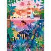 Puzzle Fonds Marin Colorés - 1000 pièces