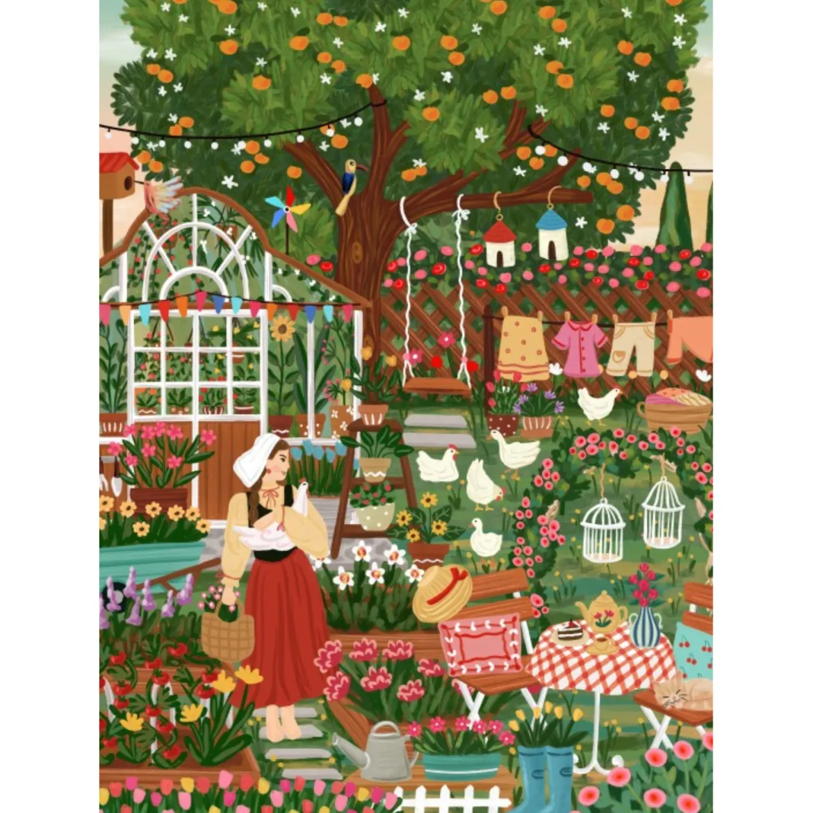 Puzzle Jardin de Campagne - 1500 pièces