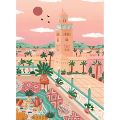 Puzzle Koutoubia Mosqué Morocco - 1000 pièces
