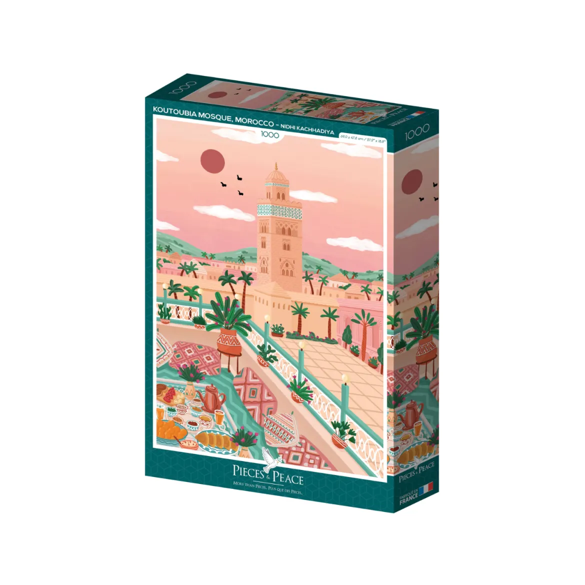 Puzzle Koutoubia Mosqué Morocco - 1000 pièces