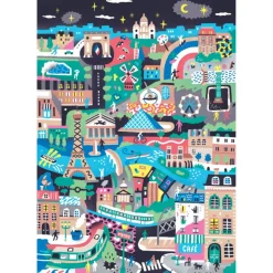 Puzzle Monuments de Paris - 1000 pièces