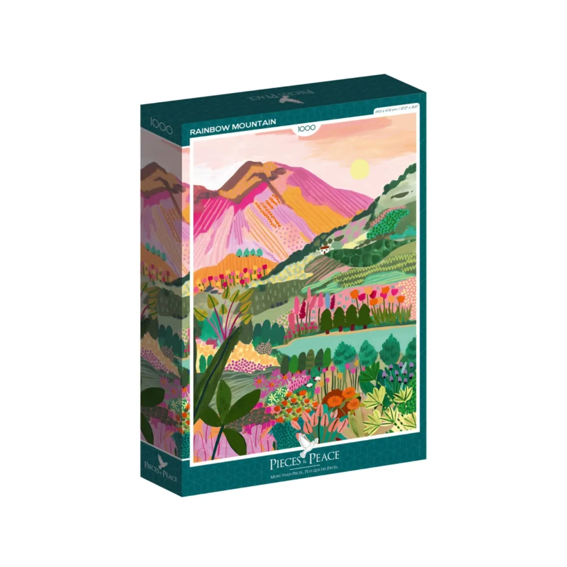 Puzzle Rainbow Mountain - 1000 pièces
