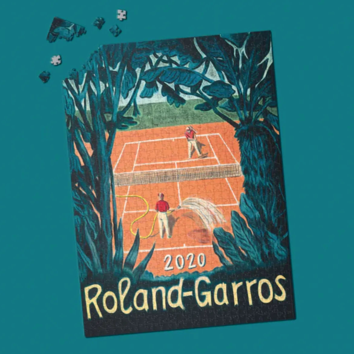 Puzzle Roland-Garros - Pierre SEINTURIER, 2020 - 1000 pièces - 49x68 cm