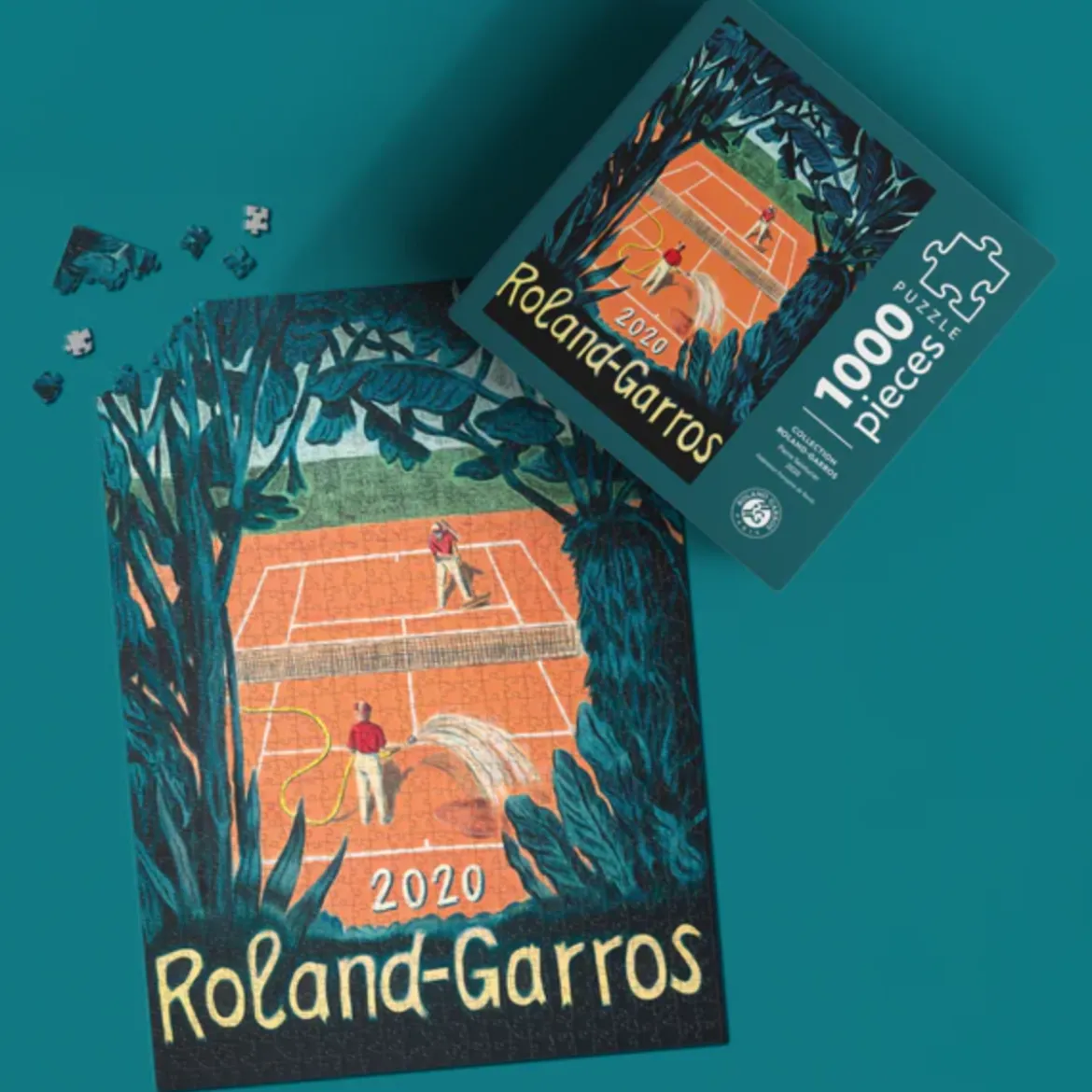 Puzzle Roland-Garros - Pierre SEINTURIER, 2020 - 1000 pièces - 49x68 cm